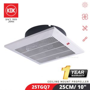 KDK 8"/ 10" inch Ceiling Mounted Ventilating Fan / Exhaust Fan 20CQT /25TGQ7