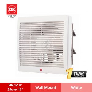 KDK Wall Exhaust Fan 20ALH 25ALH 8" / 10" inch Exhaust Fan Ventilating Fan /Kipas Pengudaraan /Ekzos Dinding