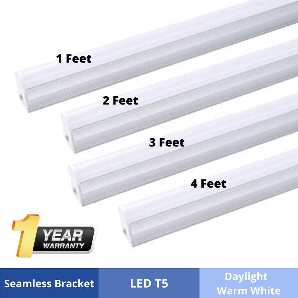 14W T5 LED Light Tube 3Feet Complete Set (White, Warm white